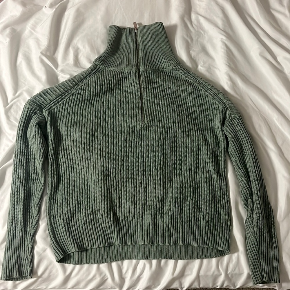 Green sweater